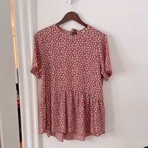 Roolee Floral Peplum Blouse